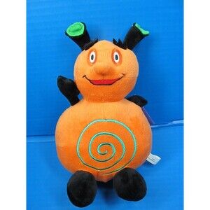 Goodbye Monsters Zimbobo Plush Toy Curto 8” Orange Black Stuffed Animal w/Tag